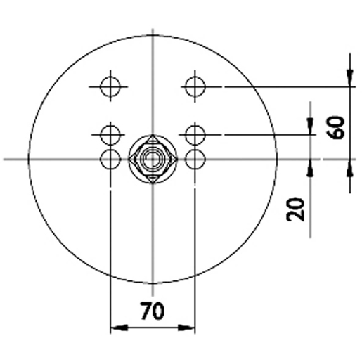 Technische Zeichnung von LUFTFEDER SABO BPW 105